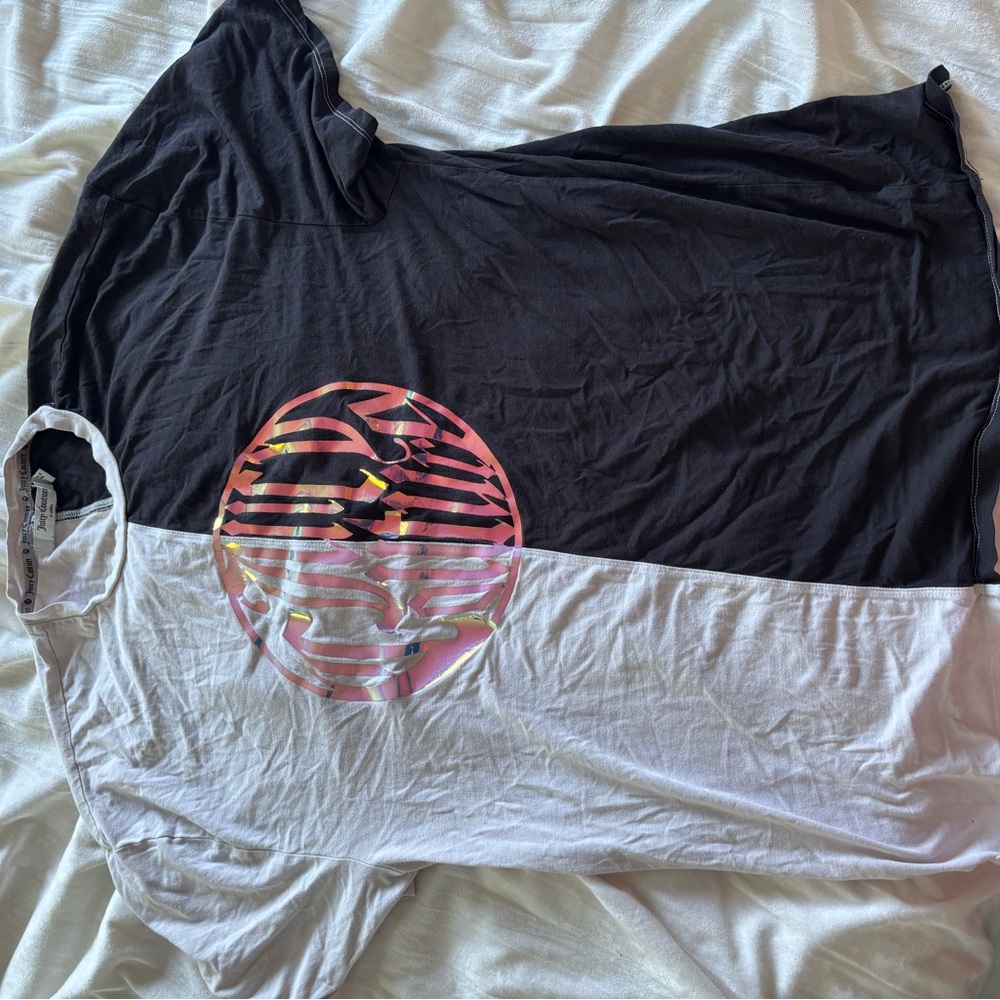 Black and White Graphic T-Shirt